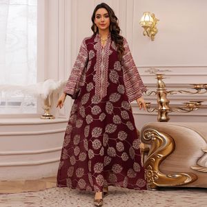 Ab423 abito di paillettes ricamato musulmano Plus Size <span class=keywords><strong>abbigliamento</strong></span> donna abito medio oriente nuovo - Product Image 3
