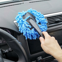 Outils de nettoyage automobile : Brosse à poussière à manche télescopique, brosse à cire, balai de lavage automobile, brosses dépoussiérantes en microfibre à poils doux, outils de lavage