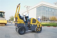 Compacteur d'asphalte miniature 3 tonnes XD120SVT 24,6 kW Compacteur à double tambour Rouleau vibratoire pour route