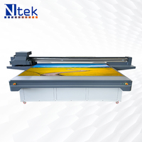 Otomatis 2400dpi UV Inkjet Printer Ricoh Printhead untuk PVC kartu casing ponsel multifungsi Flatbed pencetakan kertas