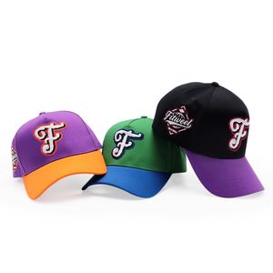 Casquette de golf unisexe bicolore en coton de haute qualité, casquette de baseball décontractée pour le sport avec logo personnalisé et broderie appliquée - Product Image 2