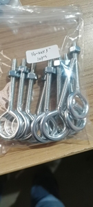 Metric Steel Eye <b>Screws</b> Threaded Fasteners with Loop End for Hardware Mounting - Product Image 4