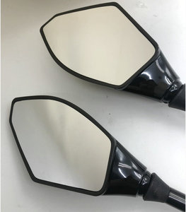 Nouveau 1 paire de rétroviseurs LED pour motos YAMAHA pour YZF R6 R6S FZ1 <span class=keywords><strong>FZ6</strong></span> FAZER FZ8S FJR1300 <span class=keywords><strong>XJ6</strong></span> FZR600 alliage de carbone gauche - Product Image 3