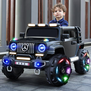 Carro Elétrico Infantil com Controle Remoto de Quatro Rodas e Amortecimento, Veículo Off-road, Brinquedo para Bebê que Pode Sentar - Product Image 2