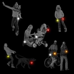 Bán buôn Bông Tuyết Chất Lượng Cao Cứng Phản Xạ Đi Bộ Phản Xạ cho Trẻ Em - Product Image 6