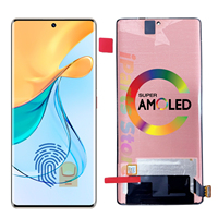 Écran de remplacement iParts neuf pour ZTE Axon 50 5G 9050N, assemblage numériseur d'écran tactile AMOLED 120 Hz, noir, pièces OEM de qualité A