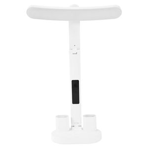 Desk Lamp Led Touch Control Battery Powered With <b>Clock</b> And Pen Holder For Study Reading <b>Bedroom</b> Use - Product Image 5