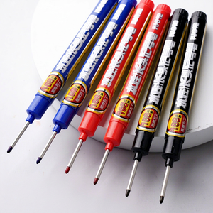 Rotulador Permanente de Larga Duración con Punta Metálica a Base de Aceite, 6 Colores para Madera, Azulejos, Construcción y Marcado de Orificios Profundos - Product Image 1