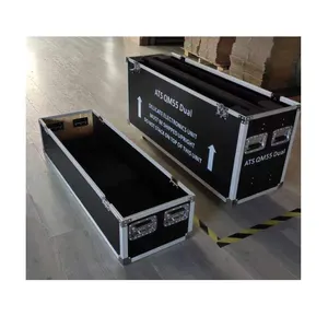 Flight Case personnalisé 42 "43" 46 "50" 55 "60" 65 "70" 3d Triple Plasma Lcd Tv Twin Aluminium avec roues