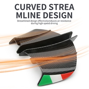 Kit d'aile aérodynamique d'aileron de moto de becquet d'aileron en plastique de vente chaude adapté aux ailettes de Ducati <span class=keywords><strong>Cbr650r</strong></span> - Product Image 4