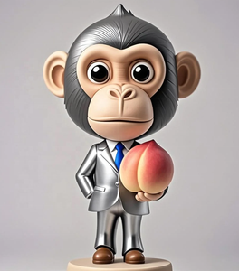 Tùy chỉnh Dễ Thương Khỉ nhân vật hình ảnh trang trí trang trí bobbleheads - Product Image 3
