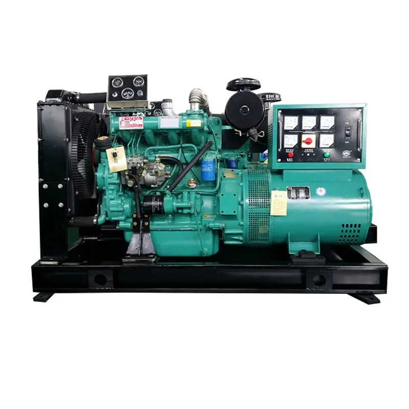 Factory direct sale industry genset kva 50kw 62.5kva 220v 380v diesel generators open type silent type