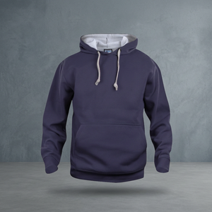 Sweat à capuche décontracté pour homme, 100 % coton épais, brodé, en molleton, de haute qualité, avec cordon de serrage, idéal pour l'extérieur, personnalisable, vente en gros - Product Image 3