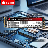 Taimi SSD interne M.2 SATA3.0 128 Go-2 To pour ordinateur portable/ordinateur de bureau