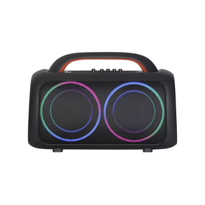 <span class=keywords><strong>NDR</strong></span> <span class=keywords><strong>2</strong></span>*6,5 pulgadas al aire libre inalámbrico Karaoke DJ mochila TWS altavoz RGB LED iluminación portátil fiesta batería correa de hombro - Product Image 1