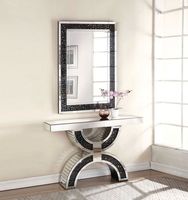 Armoire console en cristal avec miroir, prix d'usine, nouvelle collection