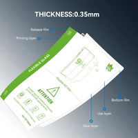 FOSIDA espesor 0,35mm a prueba de explosiones 120*180mm hoja de vidrio Flexible HD TPU película de hidrogel para máquina cortadora de Protector de pantalla