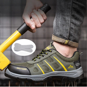 <b>Comfortable</b> Shock-Absorbing Construction Site Wear-Resistant Safety Protective Soft Sole Steel Toe Safety <b>Shoes</b> - Product Image 2