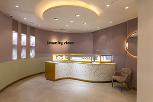 ตู้โชว์เครื่องประดับทันสมัยออกแบบได้ตามต้องการตู้โชว์เครื่องประดับการออกแบบเฟอร์นิเจอร์สำหรับร้านขายเครื่องประดับ - Product Image 2