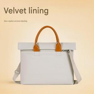 Large Capacity <b>Laptop</b> Bag Business Briefcase <b>Women</b> Custom Logo Fashion Elegance Simple Style Handbag Conference Briefcase Shape - Product Image 6