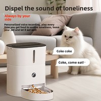 3L WiFi App-bestuurde video 304 roestvrijstalen kom getimede kwantitatieve kleine automatische slimme voerbak voor katten en honden modern