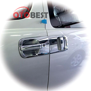 Cubierta <span class=keywords><strong>de</strong></span> Manija <span class=keywords><strong>de</strong></span> Puerta <span class=keywords><strong>de</strong></span> ABS Color Cromo y Fibra <span class=keywords><strong>de</strong></span> Carbono, Carcasa <span class=keywords><strong>de</strong></span> Puerta y Cuenco <span class=keywords><strong>de</strong></span> Manija para <span class=keywords><strong>Accesorios</strong></span> <span class=keywords><strong>de</strong></span> <span class=keywords><strong>HYUNDAI</strong></span> <span class=keywords><strong>H1</strong></span> STAREX 2008 - Product Image 5