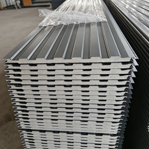 Panel <span class=keywords><strong>de</strong></span> Pared Sándwich <span class=keywords><strong>de</strong></span> PU Ignífugo e Impermeable <span class=keywords><strong>de</strong></span> 16 mm, <span class=keywords><strong>Espuma</strong></span> <span class=keywords><strong>de</strong></span> Poliuretano Ligera para Decoración <span class=keywords><strong>de</strong></span> Paredes Exteriores Prefabricadas - Product Image 2