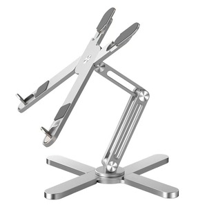 <span class=keywords><strong>Support</strong></span> pour <span class=keywords><strong>ordinateur</strong></span> <span class=keywords><strong>portable</strong></span> réglable avec base rotative à 360 degrés, <span class=keywords><strong>support</strong></span> léger pour <span class=keywords><strong>ordinateur</strong></span> <span class=keywords><strong>portable</strong></span> pour la maison, le bureau, les voyages, compatible avec MacBook Dell <span class=keywords><strong>HP</strong></span> - Product Image 2