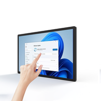 Moniteur PC tout-en-un industriel 21,5 27 32 43 pouces, écran tactile capacitif, résolution Full HD, interface série, bordure étroite
