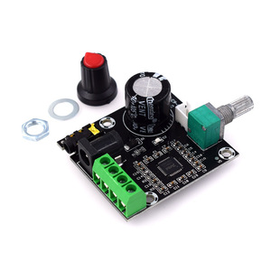 Placa Amplificadora de Potencia de Doble Canal Hongwei Micro PAM8610 de 12V, Amplificador de Audio de 15Wx2 para Uso Doméstico - Product Image 1