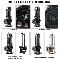 Bomba Sumergible para Aguas Residuales, Resistente al Desgaste, Suministro de Fábrica, Bomba Sumergible Vertical para Manejo de Lodos