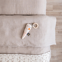 Vente flash - Ensemble de literie pour lit bébé en coton crêpe de qualité, écologique, unisexe, toutes saisons, design personnalisé, sécurité, linge de lit pour berceau