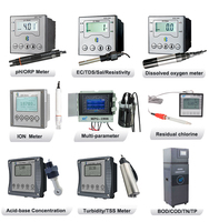 Sonde de conductivité électrique industrielle PH ORP 4-20mA Analogique Salinité TDS Mètre Électrode Conductivité de l'eau Capteur EC