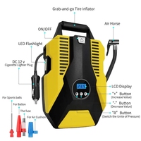 Compresseur de pneu Portable pour voiture, Mini gonfleur de pneus, pompe automatique, DC 12v