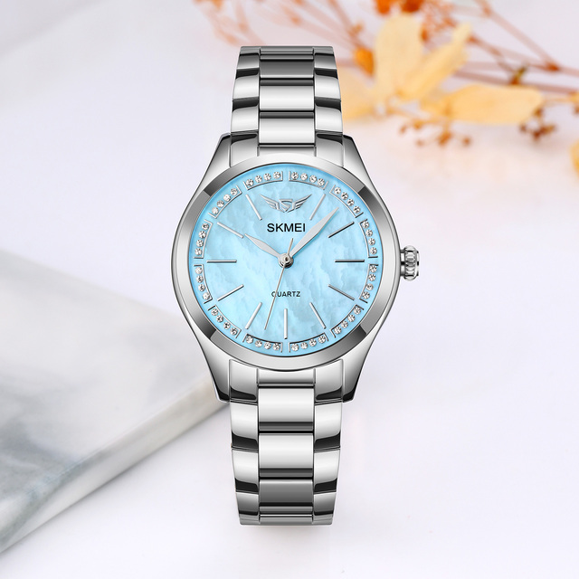 Skmei 1964 Simple Ladies Fashion Luxury Watch Waterproof Diamond for Women Ladies Clock Quartz Watch Reloj Mujer