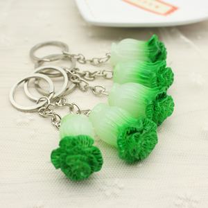 Offre Spéciale – Porte-clés en plastique de haute qualité en forme de chou chinois, accessoires pendentifs, petit cadeau, vente en gros - Product Image 4