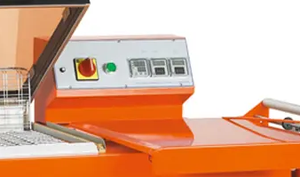 Điện một bước cắt con dấu thu nhỏ máy bán tự động nhiệt co lại đóng gói cho đồ uống Thùng bao bì trực tiếp từ nhà máy - Product Image 2