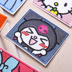 Trendy Cute <strong>Kitty</strong> Cat Embroidery Patches Iron on Durable Vibrant Colors for European American Teens Embroidery Patches - Product Image 3