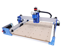 Pour machine de gravure CNC mini laser 4040, cadre en aluminium, moteur à broche unique, bureau, pour le fraisage et la gravure du bois, de l'acrylique, du PVC et des circuits imprimés