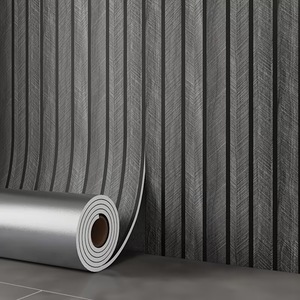 Pannello Murale Impermeabile in IXPE Effetto <span class=keywords><strong>Legno</strong></span> - Striscia Scanalata Facile da Installare per Progetti di Decorazione del Soggiorno - Product Image 4