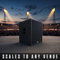 Caisson de basses professionnel de 18 pouces en alliage de néodyme et de titane, haut-parleur de haute puissance pour concerts/théâtres/stades