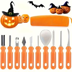 Halloween Pumpkin Carving Set, Stainless Steel Pumpkin Carving Mold, Pumpkin Lantern Carving <b>Tools</b>, Carving Knife - Product Image 1