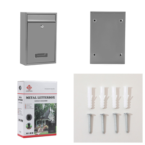 Buzón <span class=keywords><strong>de</strong></span> Pared para Exterior, Buzón <span class=keywords><strong>de</strong></span> Metal para Sugerencias <span class=keywords><strong>y</strong></span> Entregas con Cerradura con Llave - Product Image 6