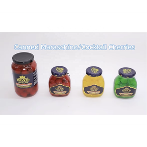 Sirop de cerise rouge en conserve le plus vendu avec une durée de conservation de trois ans de fruits aromatisés sucrés pour la décoration de la pâtisserie - Product Image 4