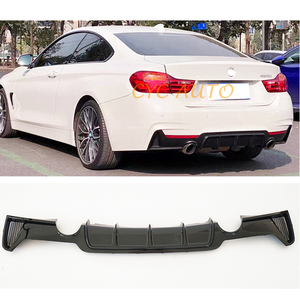 Nuevo Difusor de Parachoques Trasero Cromado+Negro+Plateado CYC-AUTO F32/F36, Escape Simple/Doble, Estilo MP, Serie 4 Coupé 440i/430i, 100% Compatible - Product Image 5