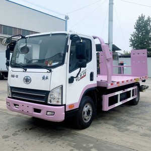 FAW J6L 4x2 <b>Flatbed</b> Tow <b>Truck</b> 5 Ton Slidebed Wrecker 3 Ton Rollback Recovery <b>Truck</b> with Underlift - Product Image 2