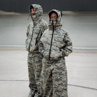 Ensemble de survêtement camouflage léger et imperméable en nylon avec fermeture éclair, coupe-vent, pour homme, 2 pièces, idéal pour l'extérieur, faible MOQ