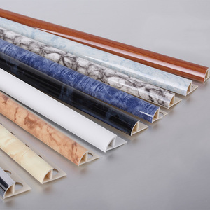 Foshan Metal de latón de acero inoxidable y accesorios de aluminio <span class=keywords><strong>PVC</strong></span> baldosas de cerámica moldura de borde de esquina de plástico laminado - Product Image 2