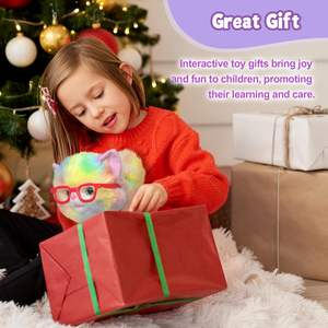 Yuhongtoys giocattolo interattivo arcobaleno gattino Robot gatto giocattolo telecomando per camminare per bambini 3 + Super morbido cotone PP peluche antistress - Product Image 6