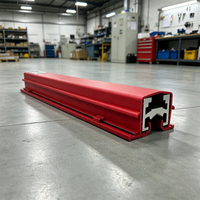 Système de rail de distribution de puissance industriel isolé en aluminium et PVC, 3 phases, 4 fils, 200A, indice de protection IP23, modèle PD21 pour